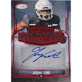 Jerome Ford 2022 Sage Peak Performance Auto Silver signed football card