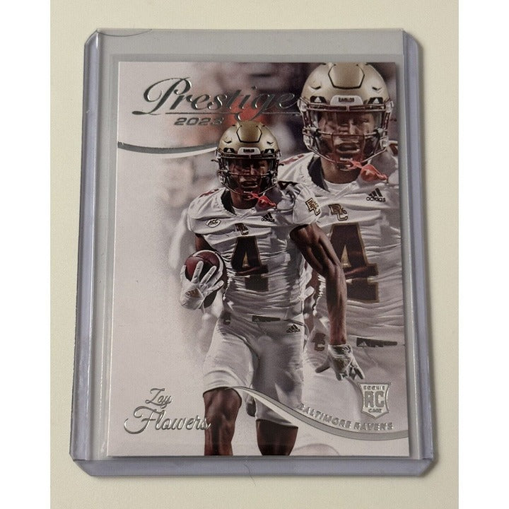 2023 Panini Prestige Zay Flowers* RC - NFL Baltimore Ravens Football Rookie #390