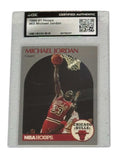 1990-91 Hoops Michael Jordan #65 NBA card CGC certified authentic Chicago Bulls dunk image