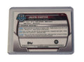 Jalen Carter RC 1st Bowman Chrome Georgia Bulldogs defensive lineman football card in protective sleeve