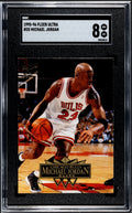 1995-96 Fleer Ultra Michael Jordan #25 Chicago Bulls NBA card SGC 8 slabbed
