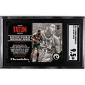 Jayson Tatum RC 2017-18 Panini Chronicles Celtics rookie card #137 PSA 9.5 sealed slab