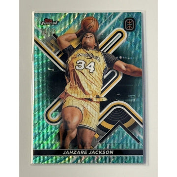 2022-23 Topps OTE Finest Jahzare Jackson 18/25 Rookie Refractor Auto OTE League*