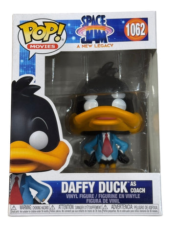 Funko Pop Space Jam New Legacy Daffy Duck Coach vinyl figure in original sealed box
