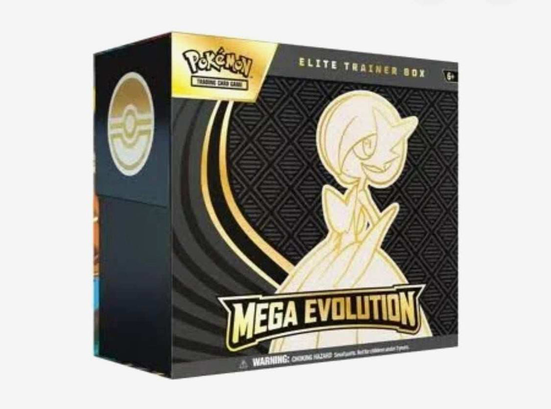 Sealed Pokémon TCG Mega Evolution Elite Trainer Box featuring Mega Gardevoir EX