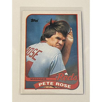 1989 Topps Baseball Pete Rose MLB card #505 Cincinnati Reds vintage original manager card