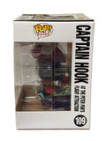 Funko Pop Rides Captain Hook riding Peter Pan’s Flight attraction collectible box