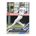 Shohei Ohtani 2024 Topps Now MLB Dodgers baseball card number 779 showing 59th stolen base achievement