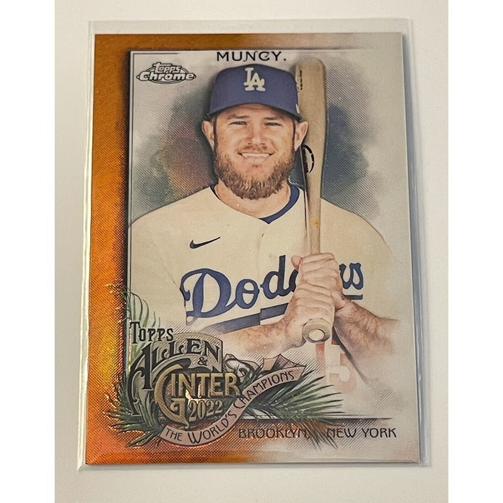 2022 Topps Allen & GInter MAX MUNCY 2/25 #121 Orange Refractor - MLB LA Dodgers*