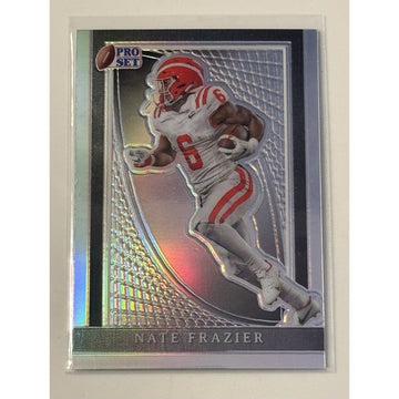 3/10 Nate Frazier RC* 2024 Leaf Pro Set Metal Proof Crystal Silver UGA Dogs #103