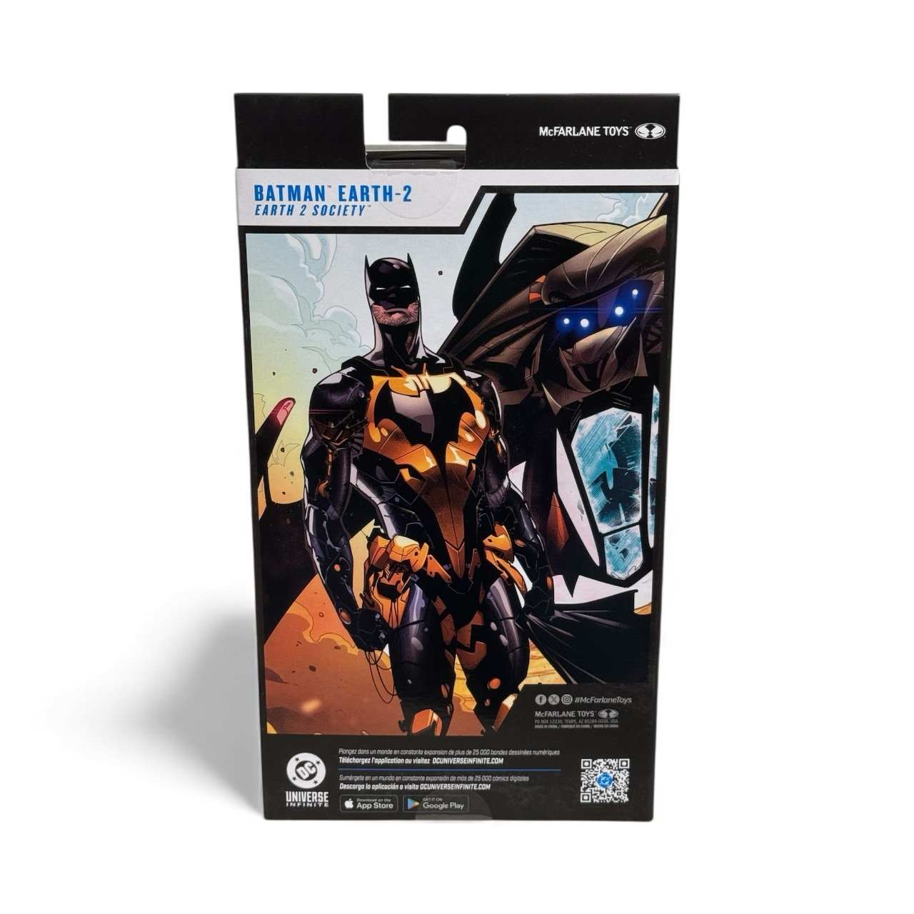 Sealed McFarlane DC Multiverse Batman Earth-2 Society 7-inch action figure packaging