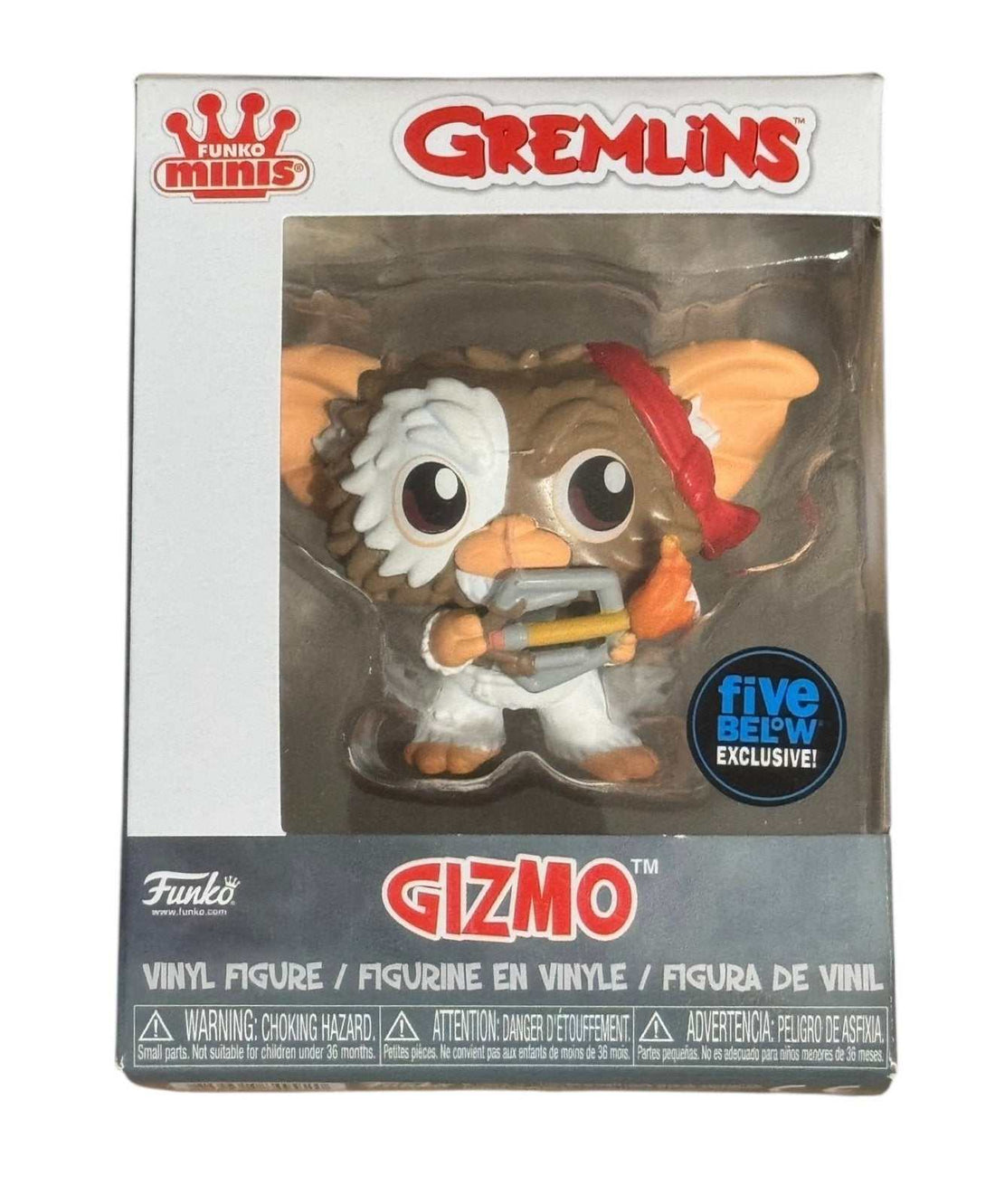 Iconic Funko Minis Gremlins Gizmo vinyl figure Five Below exclusive in original packaging