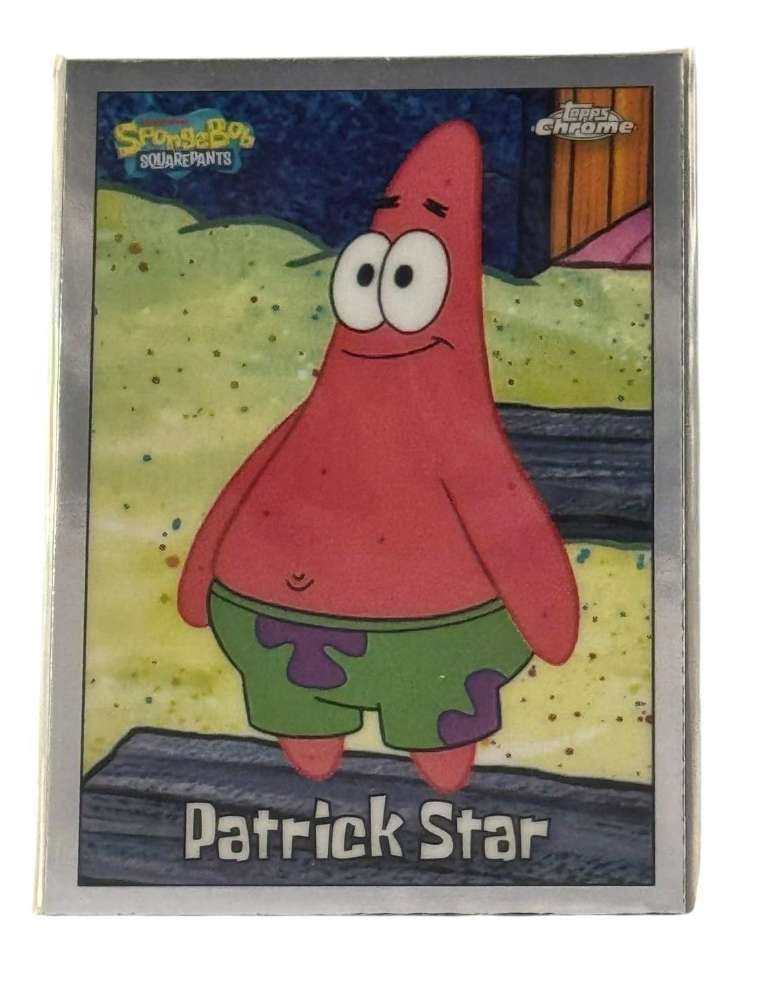 2025 Topps Chrome SpongeBob 25th Anniversary Patrick Star trading card NM condition