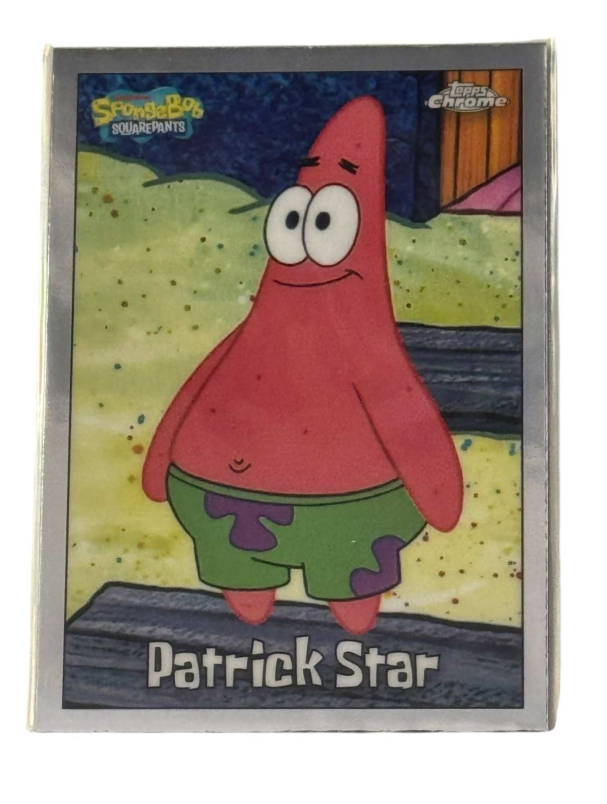 2025 Topps Chrome SpongeBob 25th Anniversary Patrick Star trading card NM condition