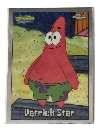 2025 Topps Chrome SpongeBob 25th Anniversary Patrick Star trading card NM condition