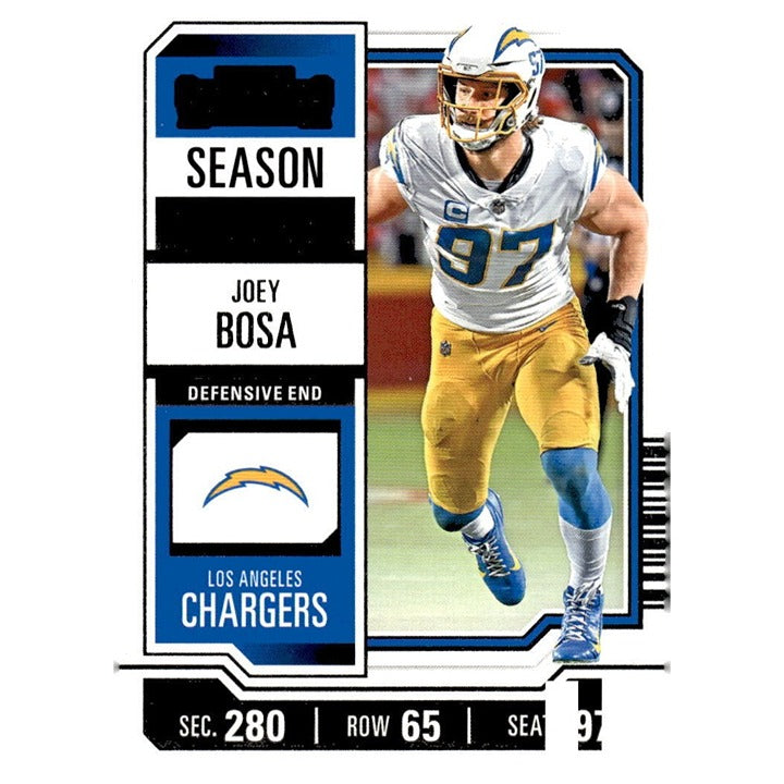 2023 Panini Contenders Joey Bosa Game Ticket Bronze - NFL San Diego Chargers #58