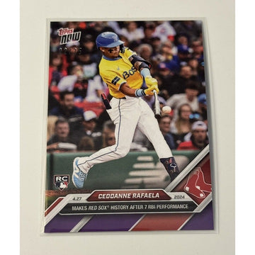 22/25 Ceddanne Rafaela RC - 2024 MLB TOPPS NOW® Card 125 - MLB Red Sox PR: 1132*