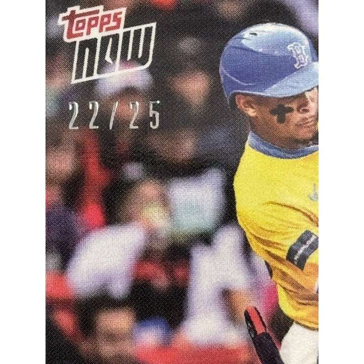 2024 MLB TOPPS NOW Card of Ceddanne Rafaela Red Sox rookie in batting pose