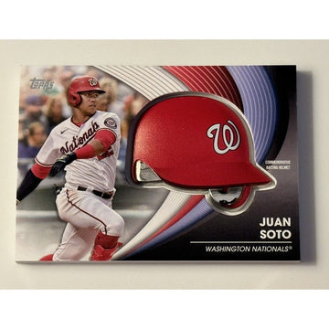 2022 Topps Series 2 Juan Soto - Commemorative Batting Helmet WNatl/Yankees BH-JS