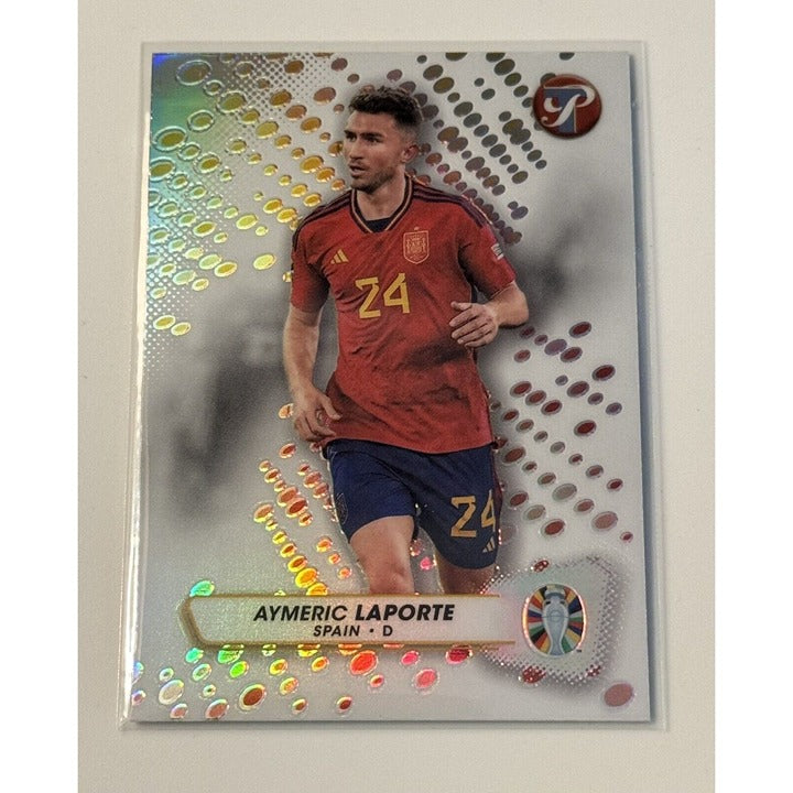 2023 Topps Pristine UEFA Road To EURO Aymeric Laporte SPAIN - Refractor Catd 168