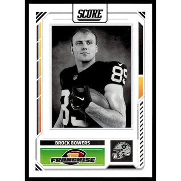 Brock Bowers 2025 Panini Score NFL Football Card 17 - Las Vegas Raiders/UGA Dogs
