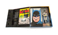 Vintage 1999 Batman Masterpiece Edition collector box set with 9-inch action figure, Batman #1 comic reprint, and illustrated history book.