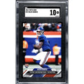 Malik Nabers RC 2024 Topps NOW Football card graded SGC 10 in New York Giants uniform