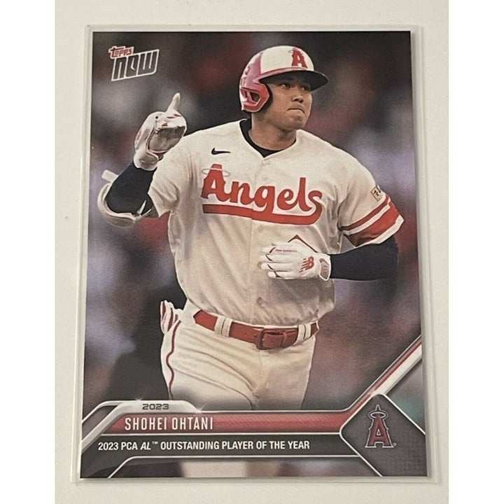 2023 MLB TOPPS NOW Ronald Acuña Jr. Players Choice Awards baseball card in protective case
