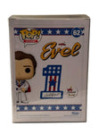 Evel Knievel Funko Pop vinyl figure in red white and blue jumpsuit collector display box