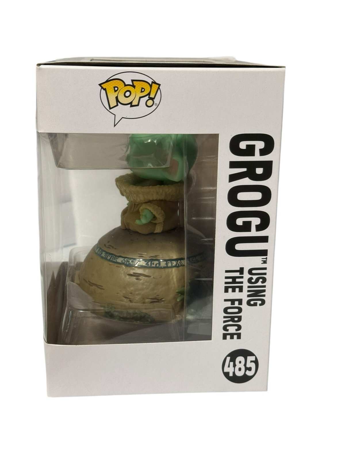 Funko Pop Star Wars Grogu Using the Force #485 Mandalorian collectible figure in original packaging
