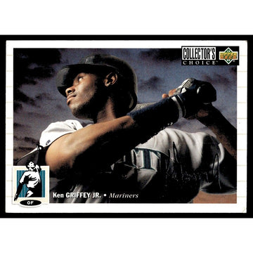 1994 Collectors Choice 117 Ken Griffey Jr. Silver Signature MLB Seattle Mariners