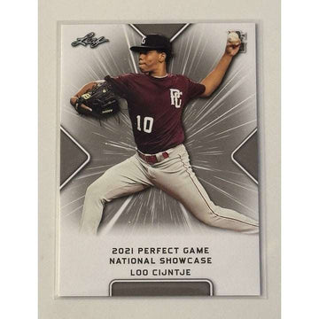 2021 Leaf Perfect Game Loo Cijntje Rookie MLB Mariners Baseball Card 64