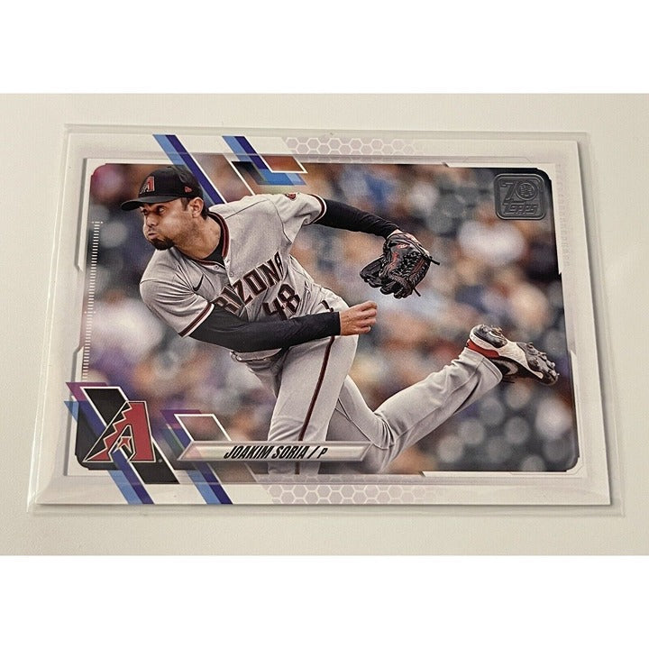 Joakim Soria 2021 Topps Update MLB Arizona Diamondbacks baseball card US135 in protective sleeve