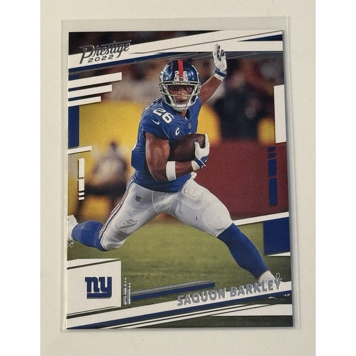 2022 Prestige Football Saquon Barkley - NFL New York Giants RB Card #217 - MINT!