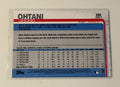 2022 Topps 600 Shohei Ohtani MLB Angels Dodgers World Series baseball card back