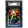 2024 Topps Chrome Josh Jung Rangers rookie refractor baseball card graded SGC 10