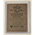 Jake Fox RC 2023 ONYX Vintage Extended Baseball Trading Card signed in blue ink with Cleveland Guardians details