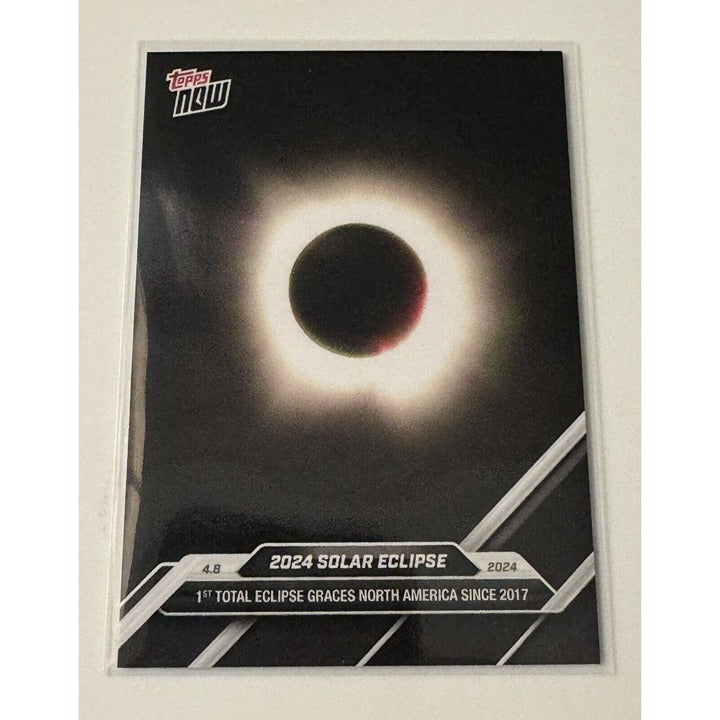 2024 Solar Eclipse Limited Edition Card SOL1 Topps Now Baseball Print Run 23,899
