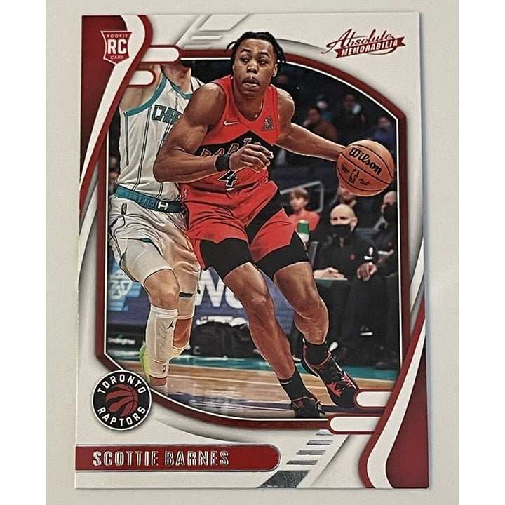 2021-22 Panini Chronicles Absolute Scottie Barnes rookie card NBA Toronto Raptors