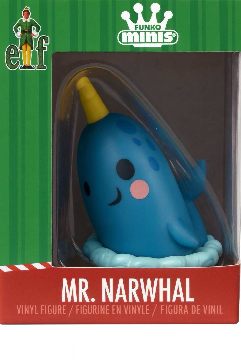 Funko Minis Elf Mr. Narwhal vinyl figure sealed in original packaging