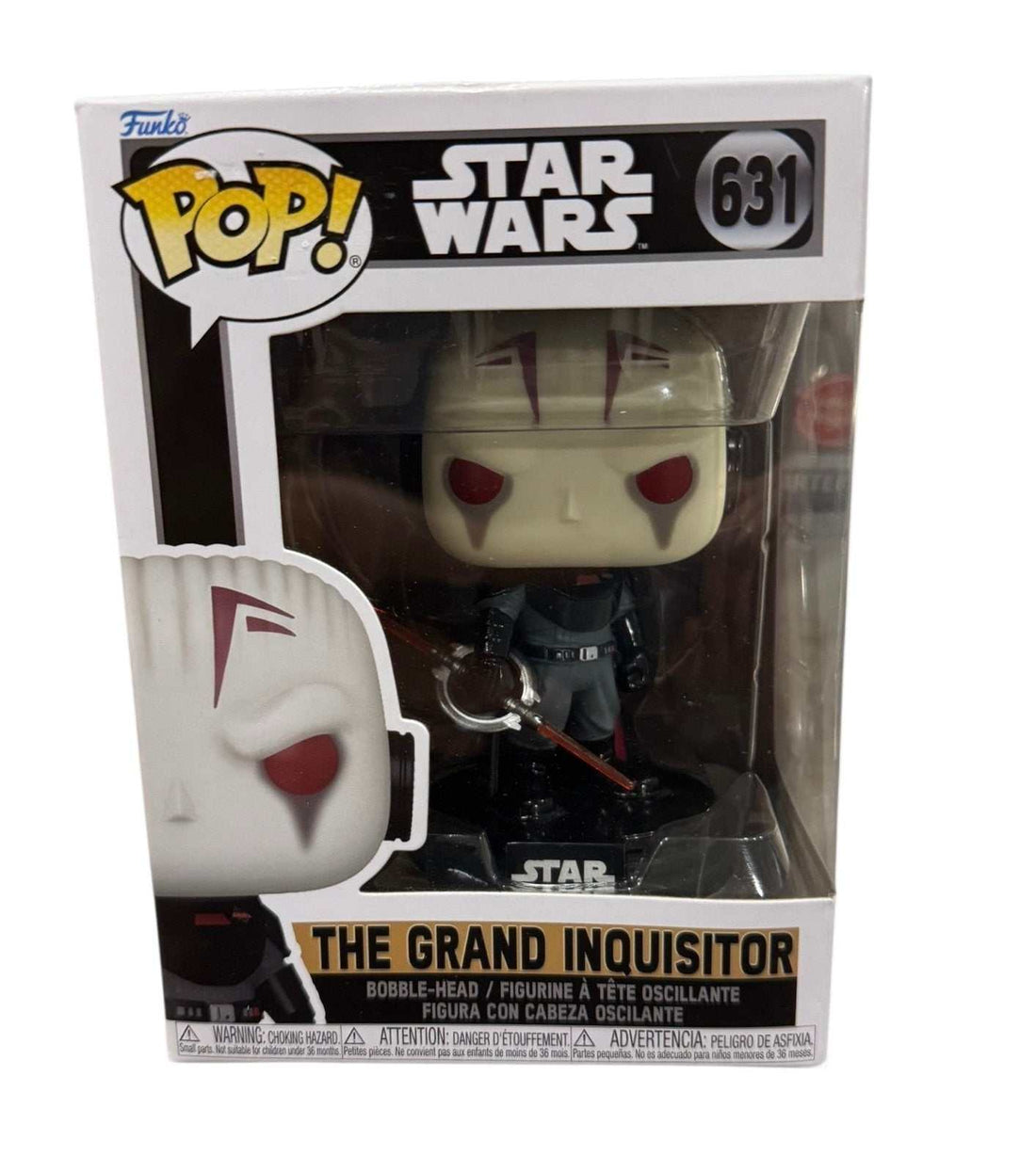 Grand Inquisitor Funko Pop Star Wars #631 vinyl bobble-head figure in box