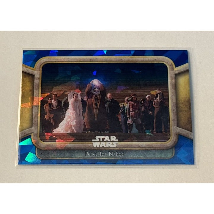 2024 Topps Chrome Sapphire Star Wars Episode I Phantom Menace - Peace For Naboo*