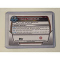 Taulia Tagovailoa RC 2022 Bowman Chrome U Maryland football card back in protective sleeve