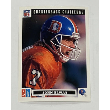 John Elway 1991 Quarterbacks Challenge NFL Broncos vintage trading card