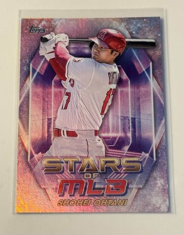 2023 Topps Stars of MLB Shohei Ohtani baseball card Raw Los Angeles Angels Dodgers