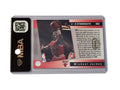 Michael Jordan Upper Deck Triple Double 3-D Standouts TD2 basketball card in MBA certified tamper-evident sleeve