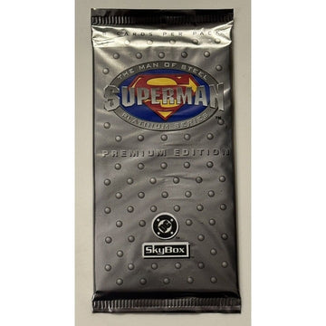 Sealed 1994 Skybox DC Superman The Man of Steel Platinum Series Premium Pack collectible cards