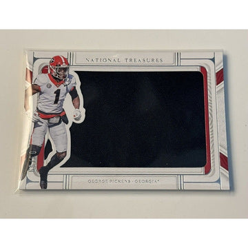 2022 Panini National Treasures Collegiate George Pickens RC UGA/NFL #HOU-GPI /99