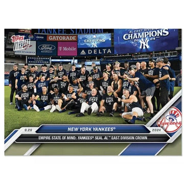 ALL RISE! New York Yankees Seal AL East Division - 2024 MLB Topps NOW - Card 759