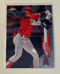 2020 Topps Chrome Shohei Ohtani MLB Angels baseball card raw World Series edition